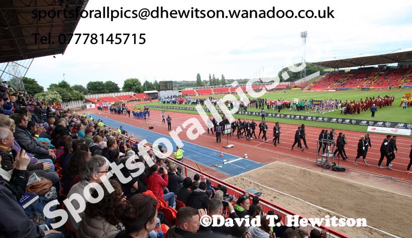 Parade, English Schools Track and Field. Photo: David T. Hewitson/Sports for All Pics